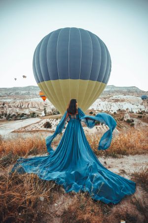 Cappadocia Photo Shooting With Flying Dresses